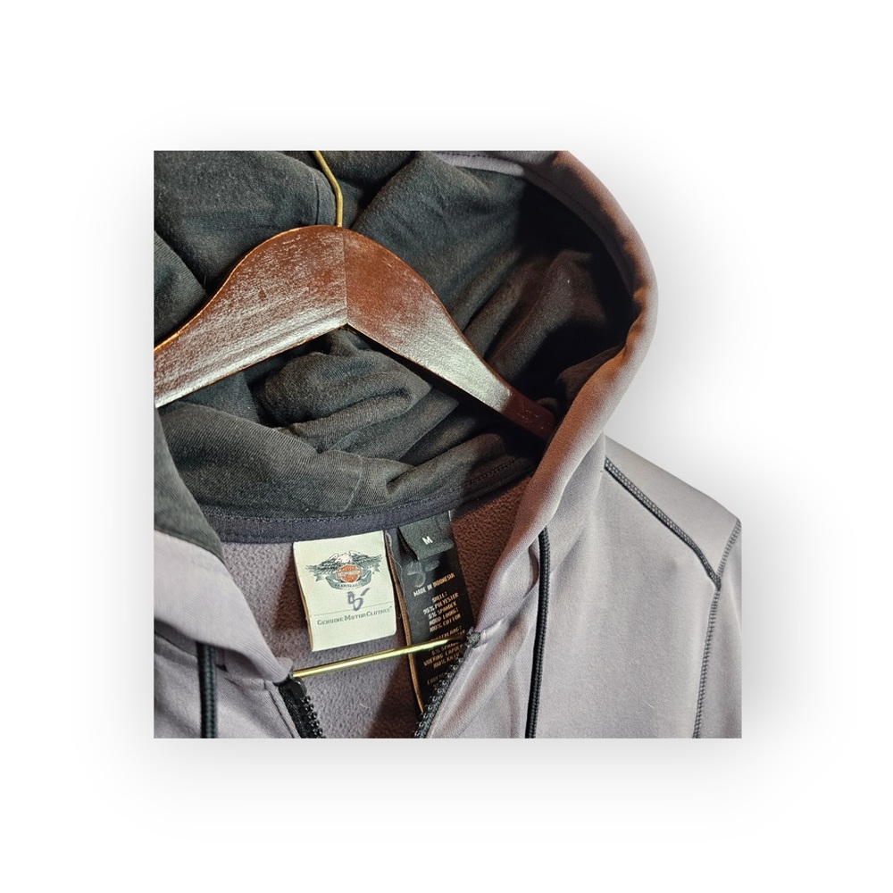 Harley-Davidson Gray Graphic Full-Zip Hoodie - Picture 5 of 6